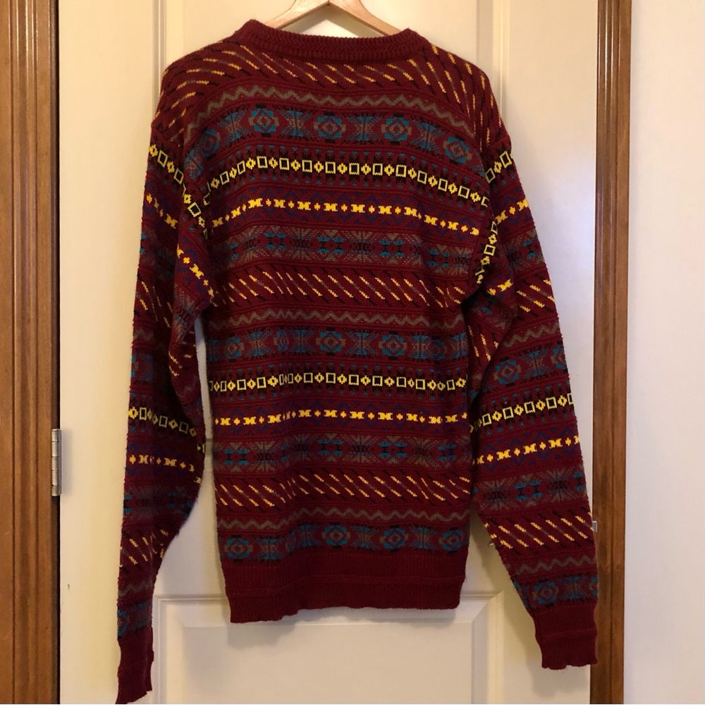 Vintage Knights Bridge maroon sweater men’s Large - XL